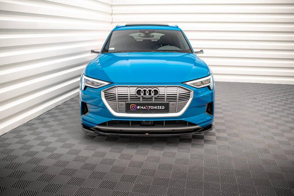 Front Lippe / Front Splitter / Frontansatz V.1 für Audi E-Tron GE von Maxton Design