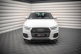 Front Splitter / Cup Schwert / Frontansatz V.1 für Audi Q3 S-Line Facelift 8U von Maxton Design