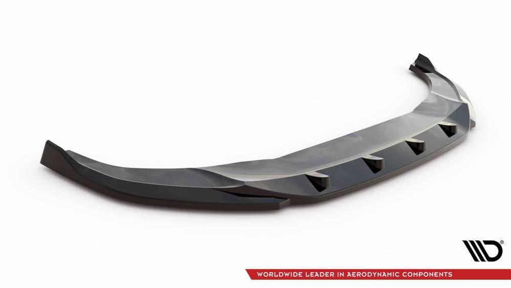 Front Lippe / Front Splitter / Frontansatz V.1 für Audi Q3 F3 S-Line von Maxton Design
