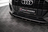 Front Lippe / Front Splitter / Frontansatz V.1 für Audi Q3 F3 S-Line von Maxton Design