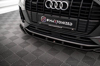 Front Lippe / Front Splitter / Frontansatz V.1 für Audi Q3 F3 S-Line von Maxton Design
