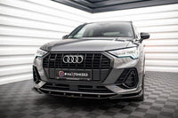 Front Lippe / Front Splitter / Frontansatz V.1 für Audi Q3 F3 S-Line von Maxton Design