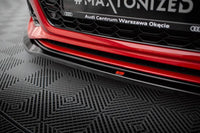 Front Lippe / Front Splitter / Frontansatz V.1 für Audi RS4 B9 Facelift von Maxton Design