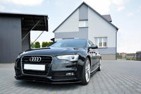 Front Splitter / Cup Schwert / Frontansatz V.1 für Audi A5 S-Line / S5 8T Facelift von Maxton Design