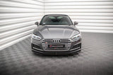 Front Lippe / Front Splitter / Frontansatz V.1 für Audi A5 / S5 5F Coupe Sportback S-Line von Maxton Design
