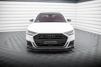 Front Lippe / Front Splitter / Frontansatz V.1 für Audi A8 S-Line 4N von Maxton Design