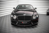 Front Splitter / Cup Schwert / Frontansatz V.1 für Bentley Continental GT V8 S MK2 von Maxton Design