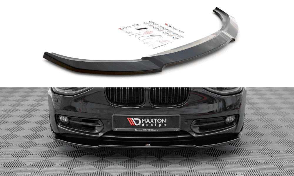 Front Splitter / Cup Schwert / Frontansatz V.1 für BMW 1 F20 von Maxton Design