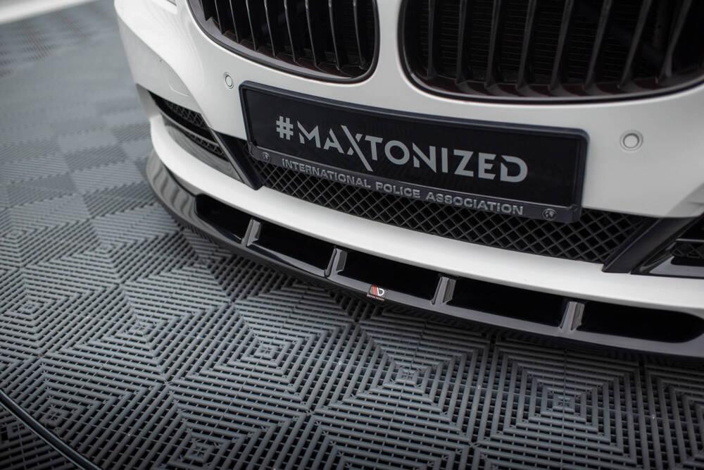 Front Lippe / Front Splitter / Frontansatz V.2 für BMW 7er F01 von Maxton Design