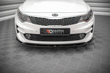 Front Lippe / Front Splitter / Frontansatz V.1 für Kia Optima MK4 von Maxton Design