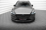 Front Lippe / Front Splitter / Frontansatz V.1 für Mazda 6 MK3 Facelift von Maxton Design