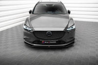 Front Lippe / Front Splitter / Frontansatz V.1 für Mazda 6 MK3 Facelift von Maxton Design