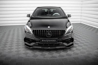 Front Lippe / Front Splitter / Frontansatz V.1 für Mercedes A-Klasse W176 AMG-Line Facelift von Maxton Design