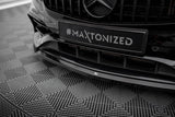 Front Lippe / Front Splitter / Frontansatz V.1 für Mercedes A-Klasse W176 AMG-Line Facelift von Maxton Design