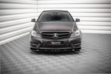 Front Lippe / Front Splitter / Frontansatz V.1 für Mercedes C-Klasse Coupe C204 AMG-Line von Maxton Design