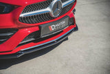 Front Splitter / Cup Schwert / Frontansatz V.1 für Mercedes CLA AMG-Line C118 von Maxton Design