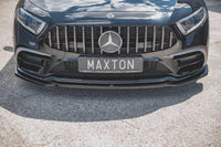 Front Splitter / Cup Schwert / Frontansatz V.1 für Mercedes-CLS AMG-Line C257  von Maxton Design