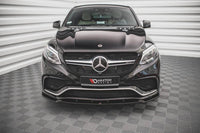 Front Splitter / Cup Schwert / Frontansatz V.1 für Mercedes-Benz GLE Coupe 63AMG C292 von Maxton Design