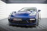 Front Lippe / Front Splitter / Frontansatz V.1 für Porsche Panamera E-Hybrid 971 Facelift von Maxton Design
