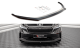 Front Splitter / Cup Schwert / Frontansatz V.1 für Skoda Enyaq IV von Maxton Design