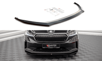 Front Splitter / Cup Schwert / Frontansatz V.1 für Skoda Enyaq IV von Maxton Design