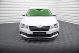 Front Diffusor / Front Splitter / Cup Schwert / Frontansatz V.1 für Skoda Superb 3V von Maxton Design