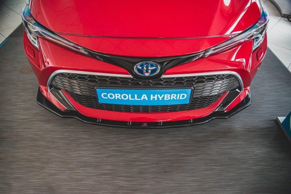 Front Lippe / Front Splitter / Frontansatz V.1 für Toyota Corolla E210 Touring Sports / Hatchback von Maxton Design