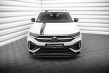 Front Lippe / Front Splitter / Frontansatz V.1 für VW T-Roc R A11 Facelift von Maxton Design