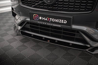 Front Lippe / Front Splitter / Frontansatz V.1 für Volvo XC90 R-Design MK2 Facelift von Maxton Design