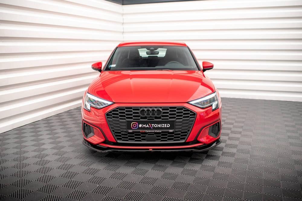 Front Lippe / Front Splitter / Frontansatz V.2 für Audi A3 8Y von Maxton Design