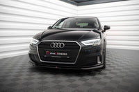 Front Lippe / Front Splitter / Frontansatz V.2 für Audi A3 8V Sportback Facelift von Maxton Design