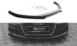 Front Splitter / Cup Schwert / Frontansatz V.2 für Audi A4 B9 von Maxton Design