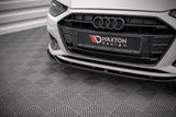 Front Lippe / Front Splitter / Frontansatz V.2 für Audi A4 B9 Facelift von Maxton Design