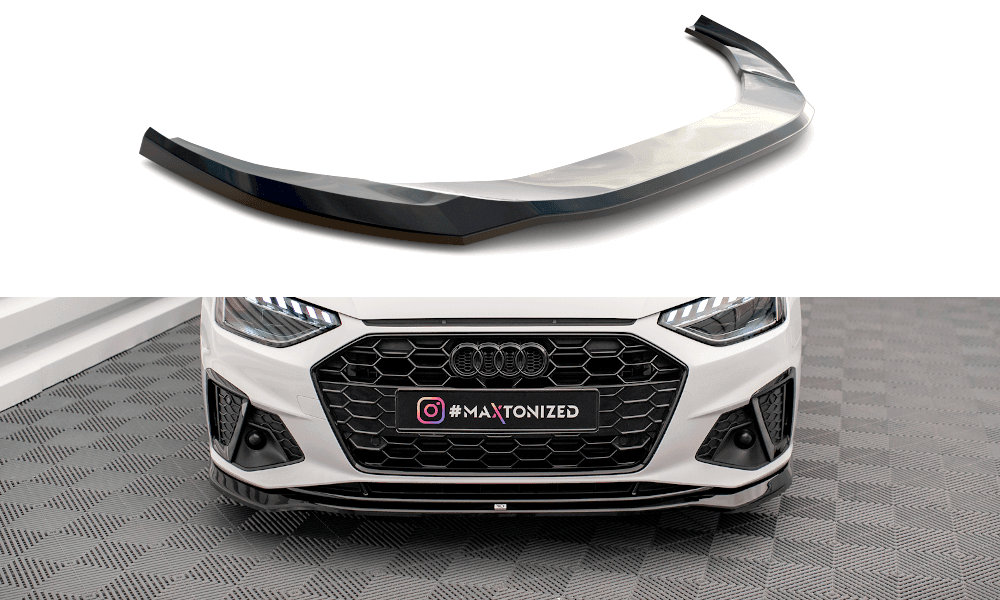 Front Lippe / Front Splitter / Frontansatz V.2 für Audi S4 B9 Facelift von Maxton Design