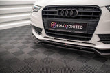 Front Lippe / Front Splitter / Frontansatz V.2 für Audi A5 8T Coupe Facelift von Maxton Design