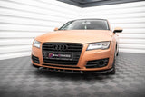 Front Lippe / Front Splitter / Frontansatz V.2 für Audi A7 C7 von Maxton Design