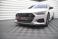 Front Splitter / Cup Schwert / Frontansatz V.2 für Audi A7 C8 von Maxton Design