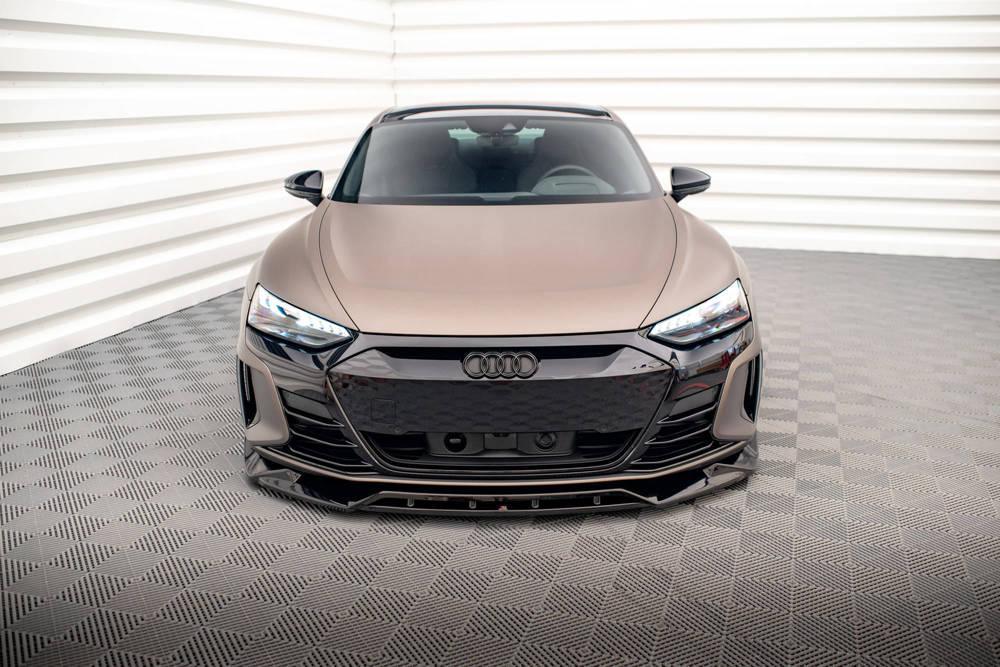 Front Lippe / Front Splitter / Frontansatz V.2 für Audi E-Tron GT / GT RS von Maxton Design