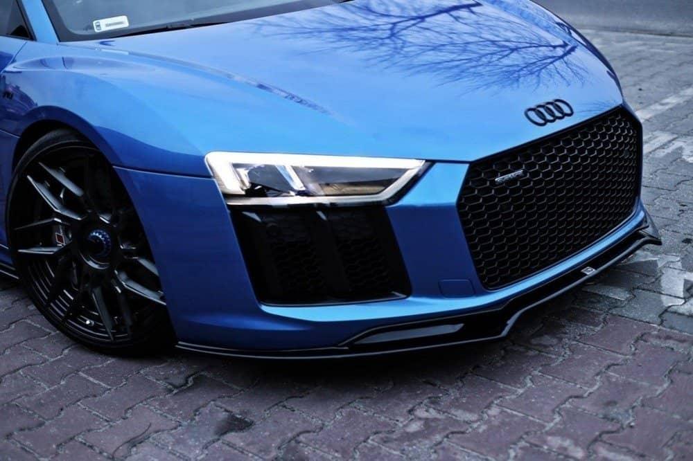 Front Lippe / Front Splitter / Frontansatz V.2 für AUDI R8 4S von Maxton Design