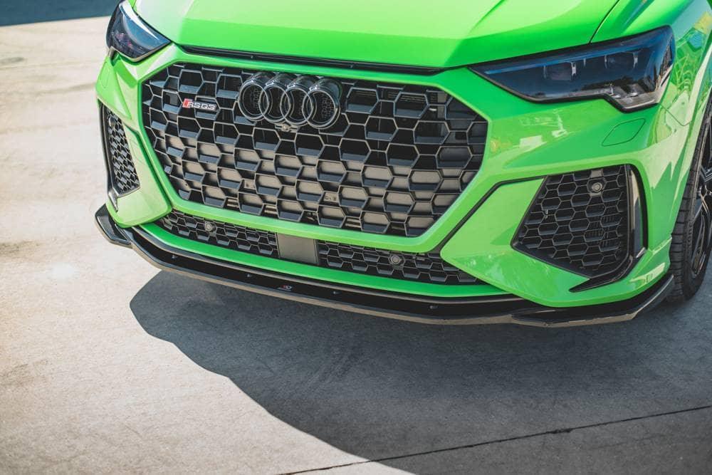 Front Lippe / Front Splitter / Frontansatz V.2 für Audi RSQ3 (F3) von Maxton Design