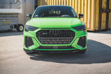 Front Lippe / Front Splitter / Frontansatz V.2 für Audi RSQ3 (F3) von Maxton Design