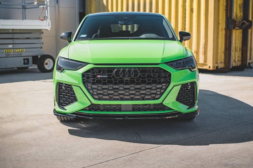 Front Lippe / Front Splitter / Frontansatz V.2 für Audi RSQ3 (F3) von Maxton Design