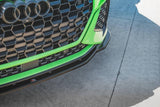 Front Lippe / Front Splitter / Frontansatz V.2 für Audi RSQ3 (F3) von Maxton Design