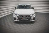 Front Diffusor / Front Splitter / Cup Schwert / Frontansatz V.2 für Audi S3 8Y von Maxton Design