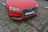 Front Lippe / Front Splitter / Frontansatz V.2  für Audi S4 / A4 S-Line B9 von Maxton Design
