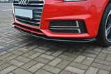 Front Lippe / Front Splitter / Frontansatz V.2  für Audi S4 / A4 S-Line B9 von Maxton Design