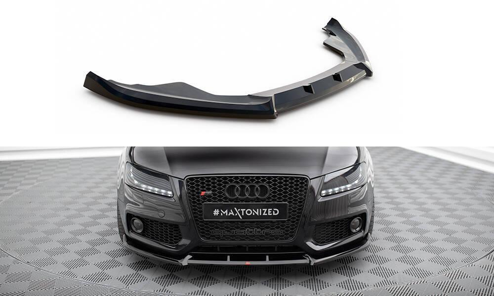 Front Lippe / Front Splitter / Frontansatz V.2 für Audi A5 S-Line / S5 8T von Maxton Design