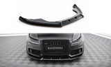 Front Lippe / Front Splitter / Frontansatz V.2 für Audi A5 S-Line / S5 8T von Maxton Design
