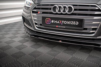 Front Lippe / Front Splitter / Frontansatz V.2 für Audi A5 S-Line F5 von Maxton Design
