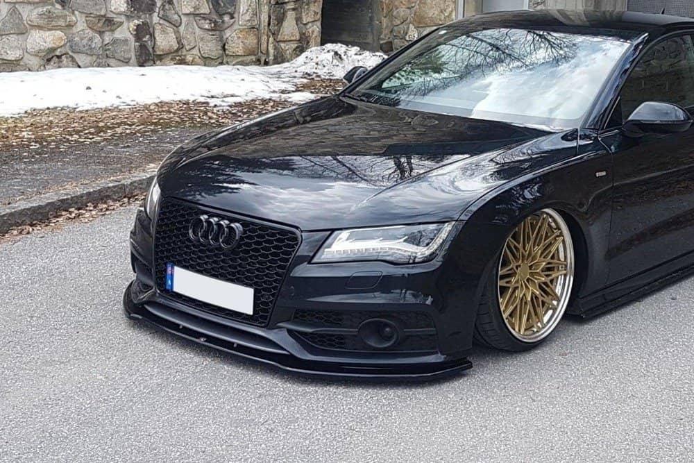 Front Lippe / Front Splitter / Frontansatz V.2 für Audi S7 / A7 S-Line C7 von Maxton Design